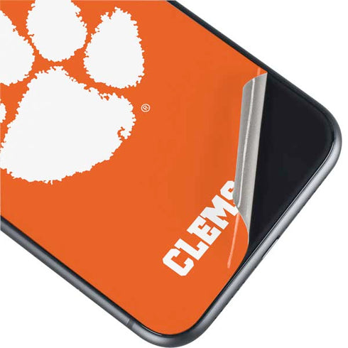 Clemson University Tiger Print iPhone 11 Skin